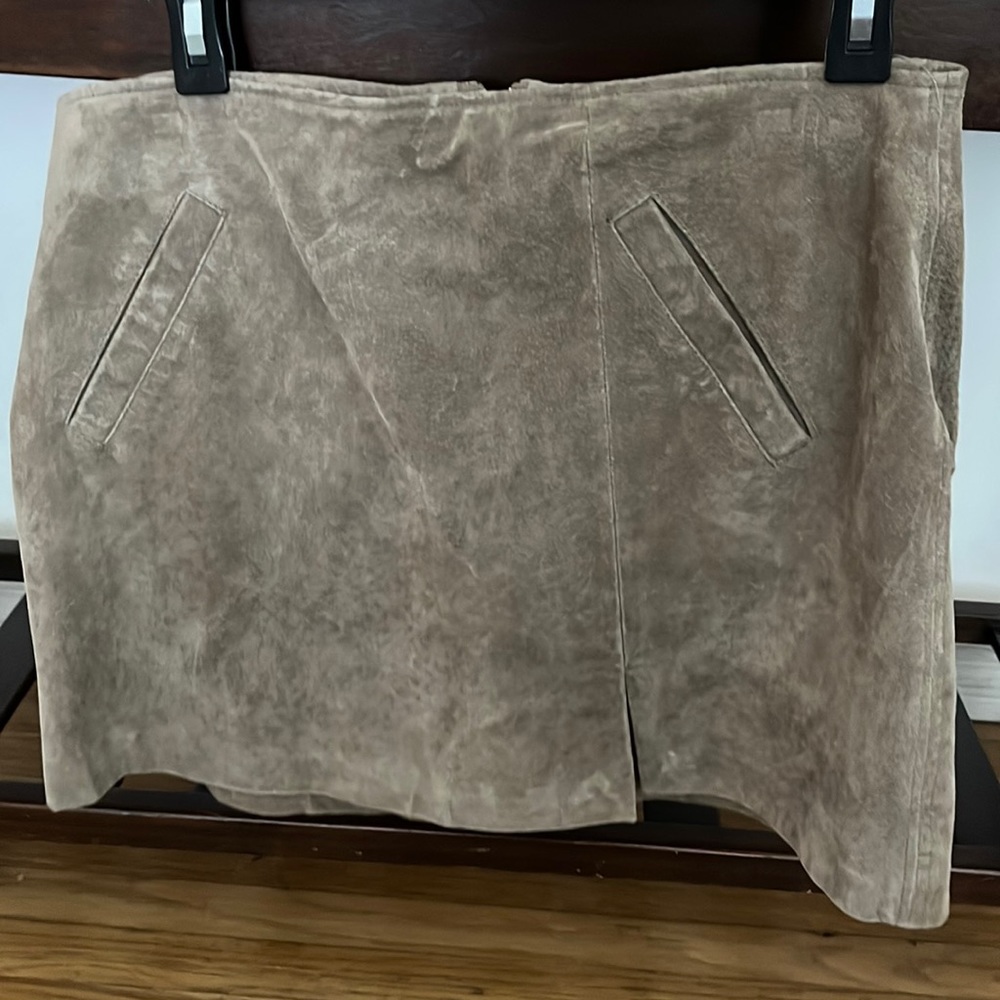 Beautiful suede skirt